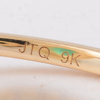 1.58 Ct Oval Emerald 9K Gold Ring