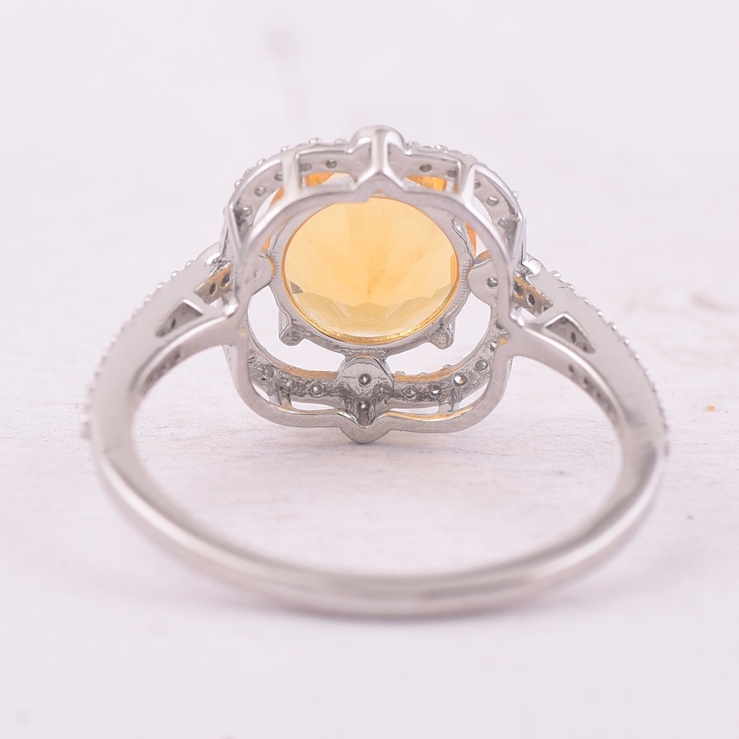 1.43 Ct Round Mixed Cut Natural Fire Opal 950 Platinum Ring