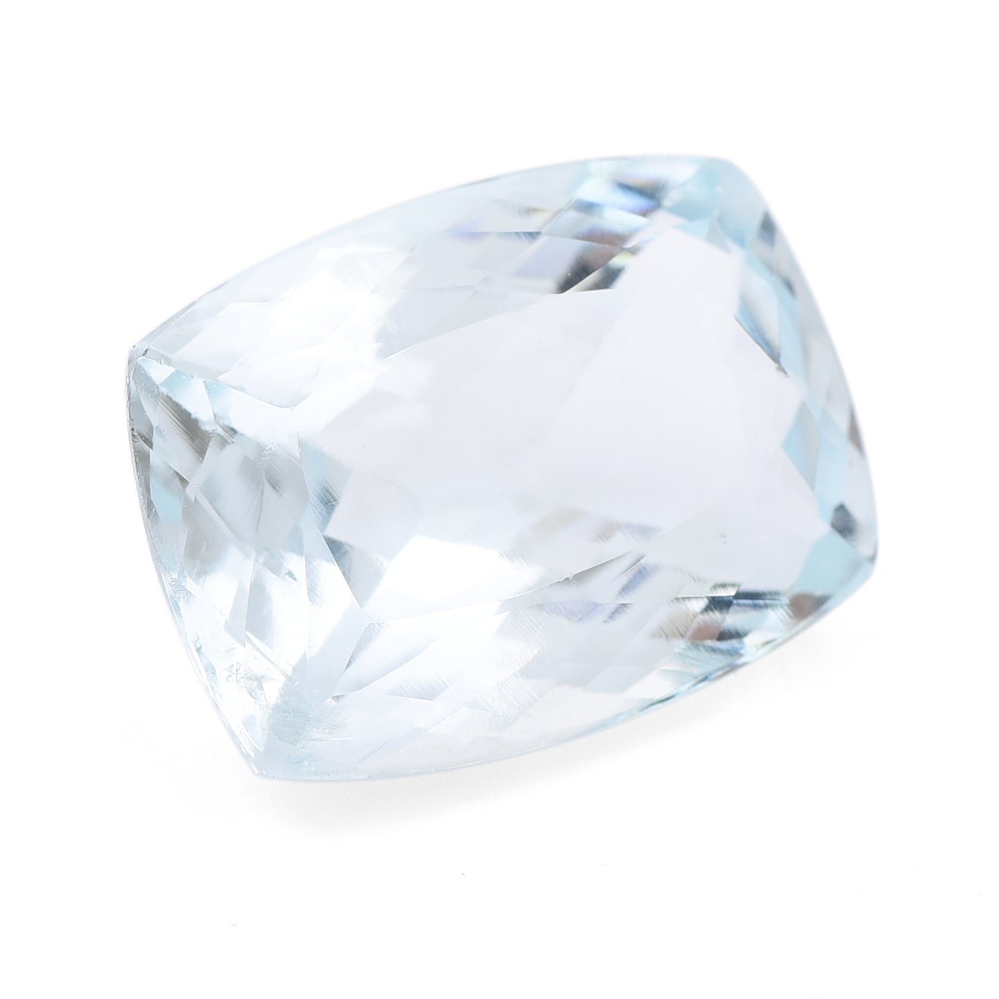 8.42 Natural Beryl Aquamarine Rectangular Cushion Mixed Cut Gemstone