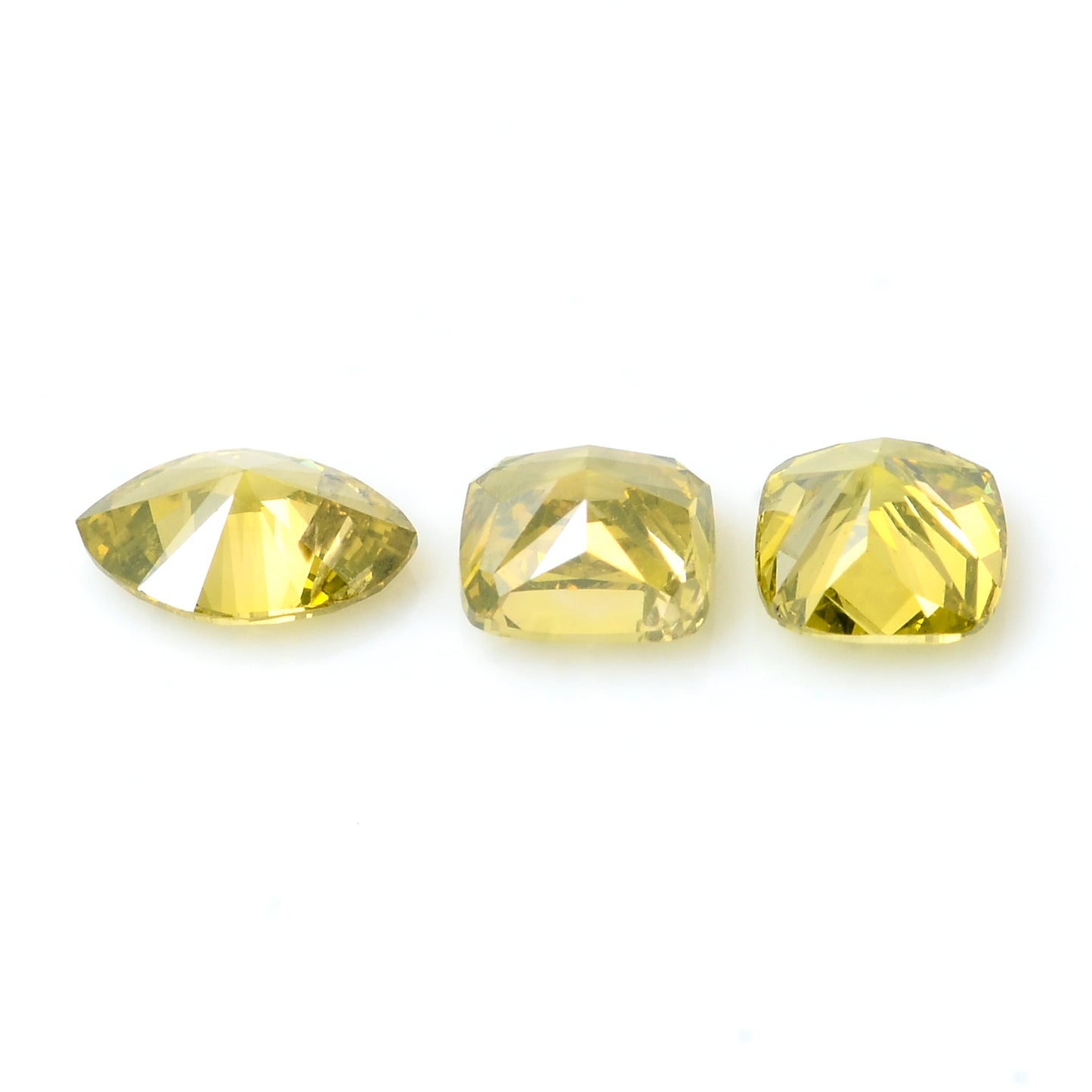 0.90 Carat Yellow Diamond Marquise, Cushion Loose Gemstone