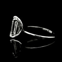 4.05 Carats Lab Grown Diamond 950 Platinum Ring