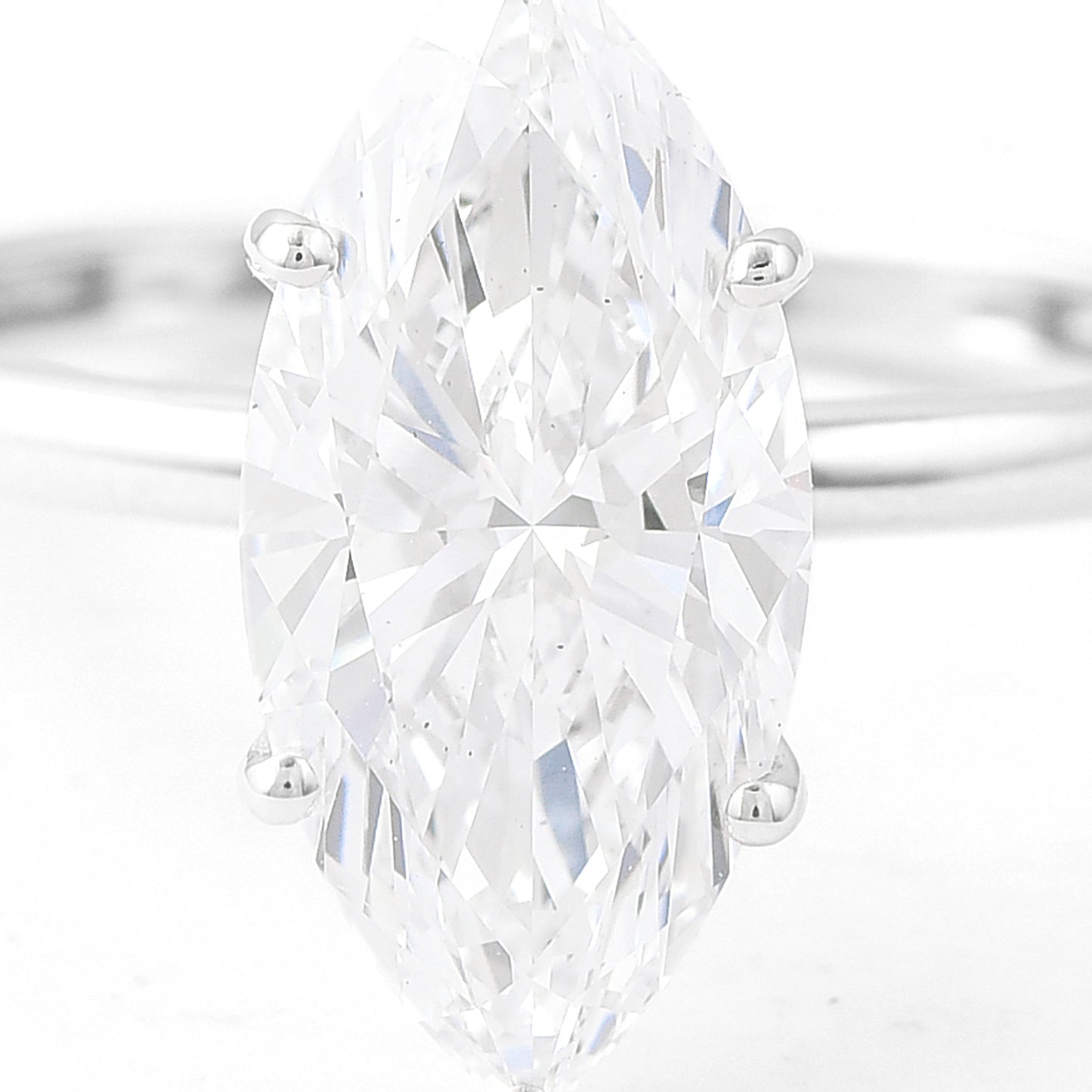 2.56 Carats Lab Grown Diamond 14K Gold Ring