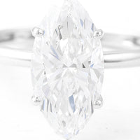 2.56 Carats Lab Grown Diamond 14K Gold Ring