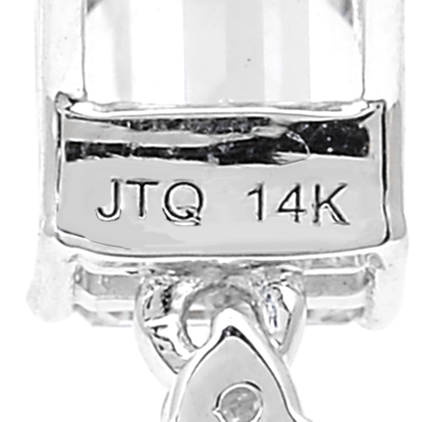 3.92 Carats Lab Grown Diamond 14K Gold Pendant