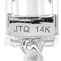 3.92 Carats Lab Grown Diamond 14K Gold Pendant