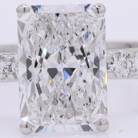 2.37 Carats Lab Grown Diamond 950 Platinum Ring