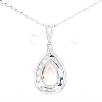 1.43 Carats Pink Lab Grown Diamond 14K Gold Pendant