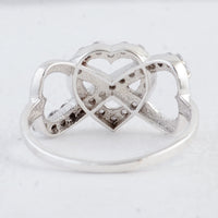 0.81 Ct Round Cubic Zirconia 925 Sterling Silver Ring