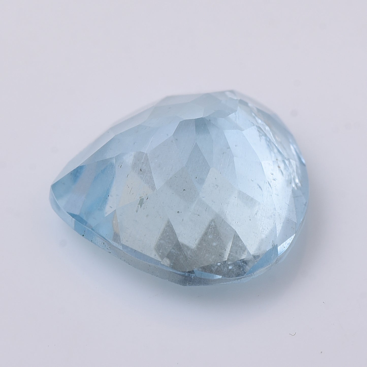 4.67 Natural Beryl Aquamarine Pear Mixed Cut Gemstone