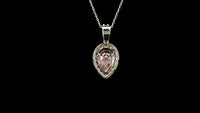 2.64 Carats Pink Lab Grown Diamond 14K Gold Pendant