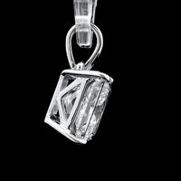 3.01 Carats Lab Grown Diamond 14K Gold Pendant