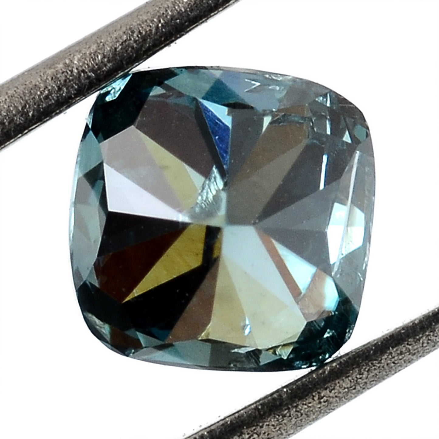0.39 Carat Blue Diamond Cushion Loose Gemstone