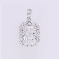 2.39 Carats Lab Grown Diamond 14K Gold Pendant
