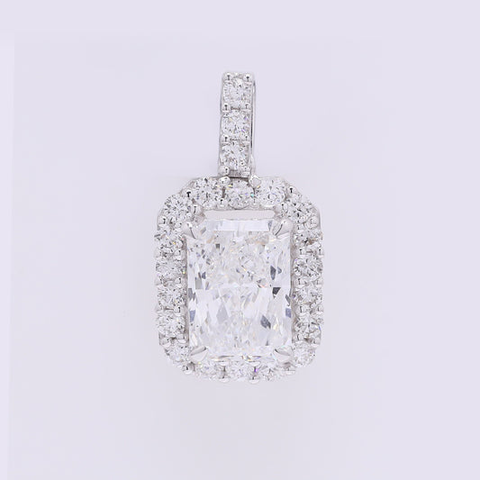 2.39 Carats Lab Grown Diamond 14K Gold Pendant