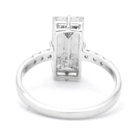 3.19 Carats Lab Grown Diamond 14K Gold Ring