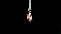 2.45 Carats Pink Lab Grown Diamond 14K Gold Pendant