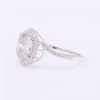2.45 Carats Lab Grown Diamond 14K Gold Ring