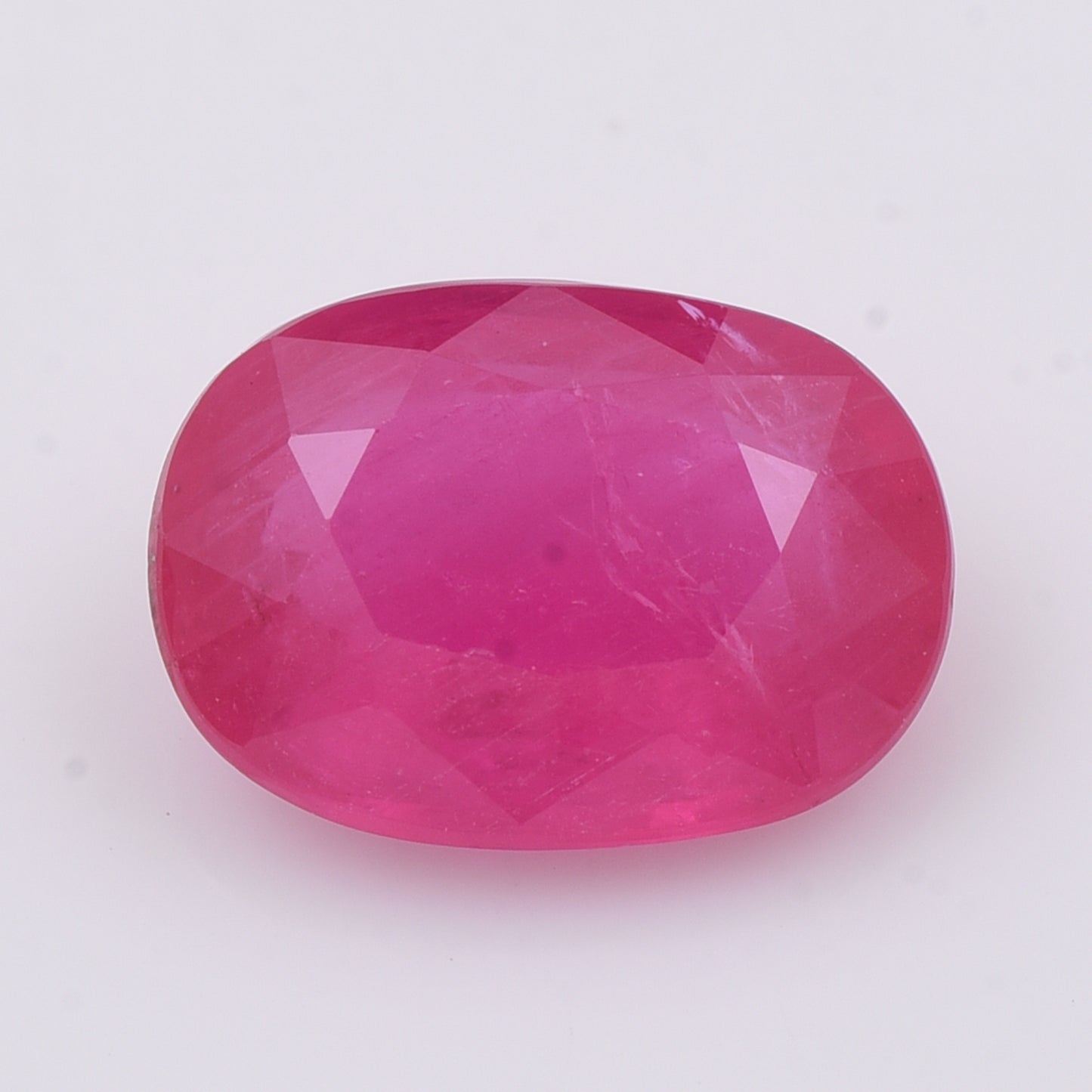 2.3 Natural Corundum Ruby Rectangular Cushion Mixed Cut Gemstone