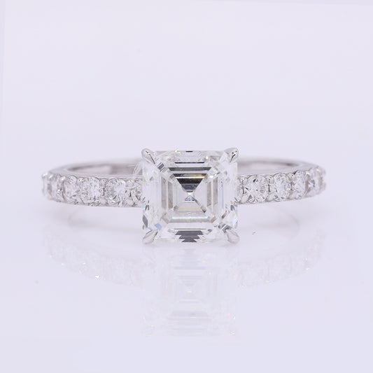 2.34 Carats Lab Grown Diamond 14K Gold Ring