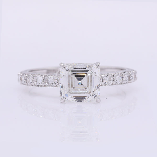 2.34 Carats Lab Grown Diamond 14K Gold Ring