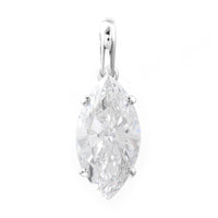2.04 Carats Lab Grown Diamond 14K Gold Pendant