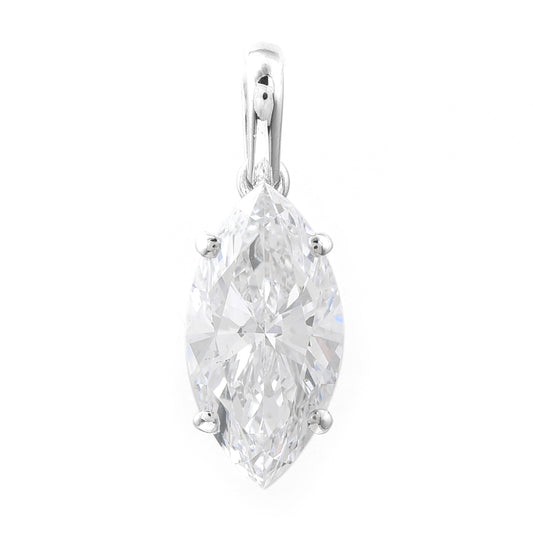 2.04 Carats Lab Grown Diamond 14K Gold Pendant