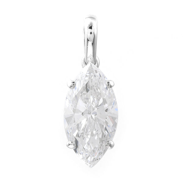 2.04 Carats Lab Grown Diamond 14K Gold Pendant