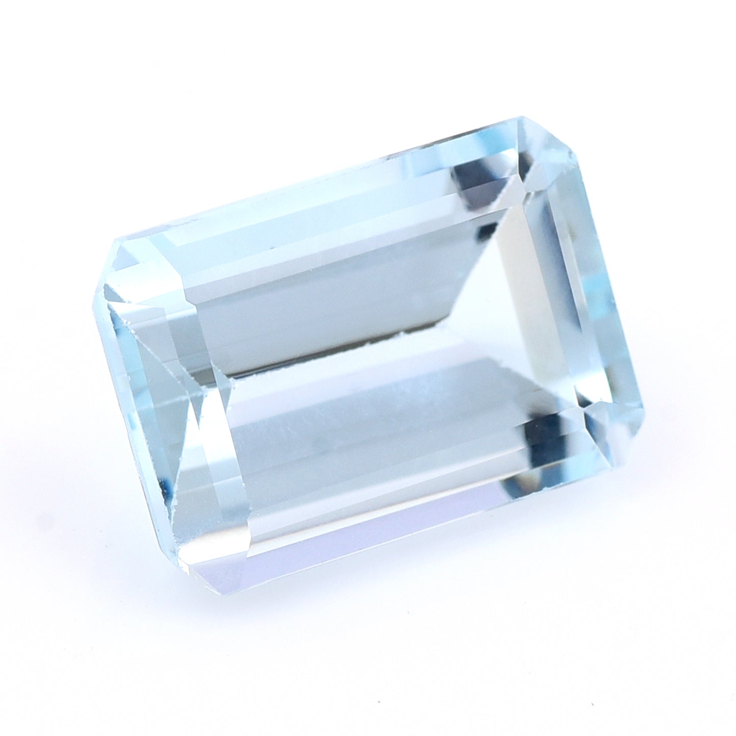 3.51 Natural Beryl Aquamarine Emerald Cut Gemstone