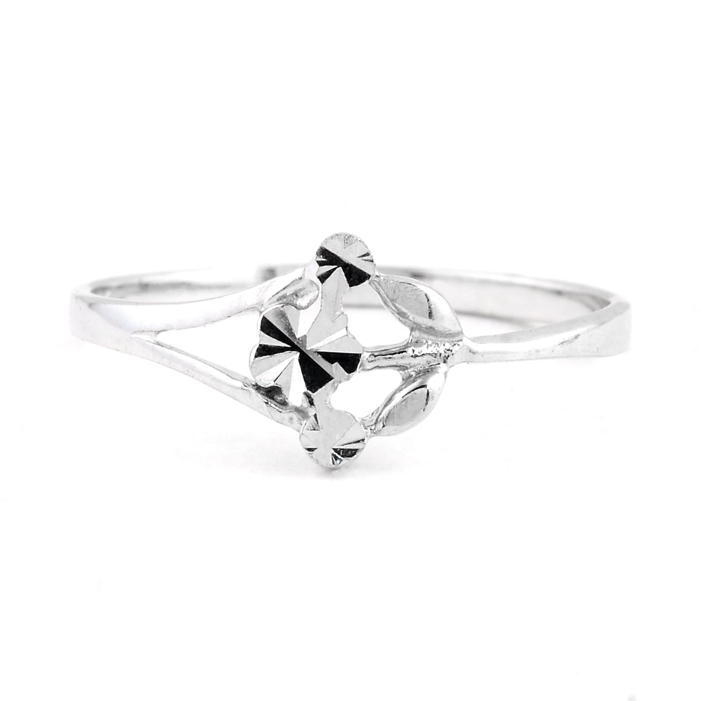 0.00 Ct Plain 925 Sterling Silver Ring