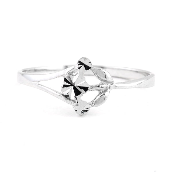 0.00 Ct Plain 925 Sterling Silver Ring