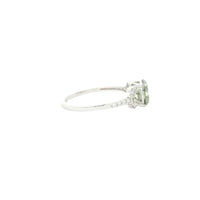 1.61 Carats Green Lab Grown Diamond 14K Gold Ring