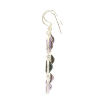 10.10 Ct Amethyst, Smoky Quartz 925 Sterling Silver Earrings