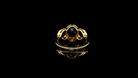 2.30 Ct Oval Natural Sapphire 14K Gold Ring