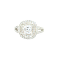 7.38 Ct Cubic Zirconia 925 Sterling Silver Ring