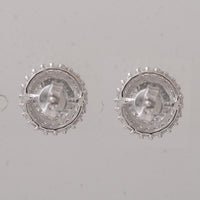 4.67 Carats Lab Grown Diamond 14K Gold Earrings
