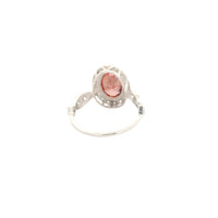 2.87 Carats Pink Lab Grown Diamond 14K Gold Ring