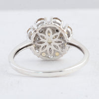 1.68 Ct Round Citrine 925 Sterling Silver Ring