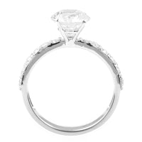 2.44 Carats Lab Grown Diamond 14K Gold Ring