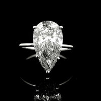 4.03 Carats Lab Grown Diamond 14K Gold Ring