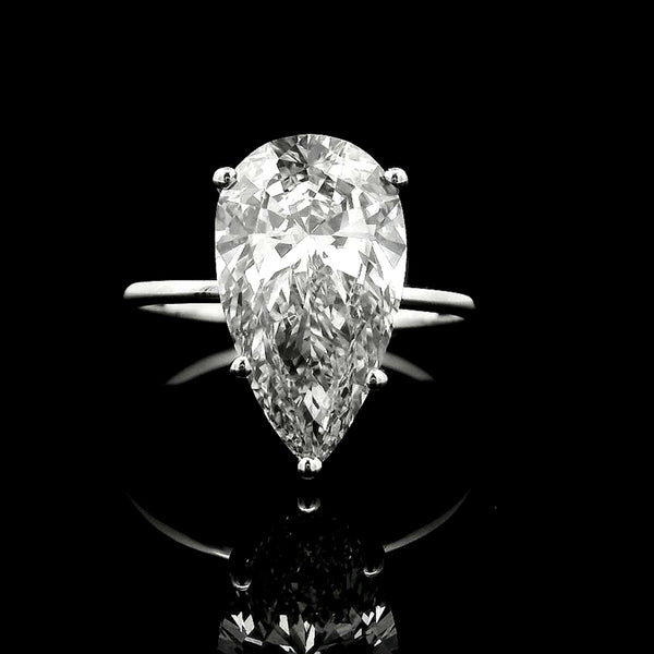 4.03 Carats Lab Grown Diamond 14K Gold Ring