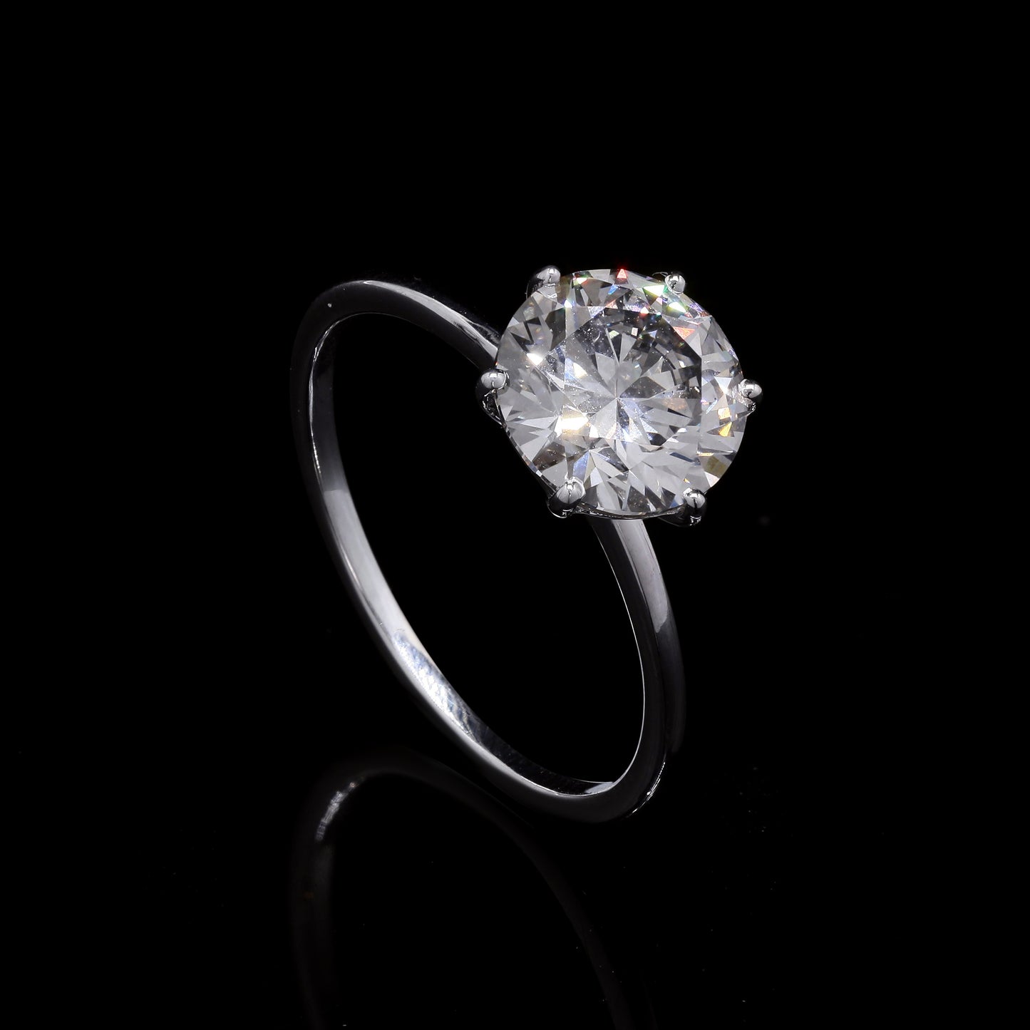 2.07 Carats Lab Grown Diamond 14K Gold Ring