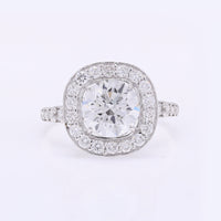 2.75 Carats Lab Grown Diamond 14K Gold Ring