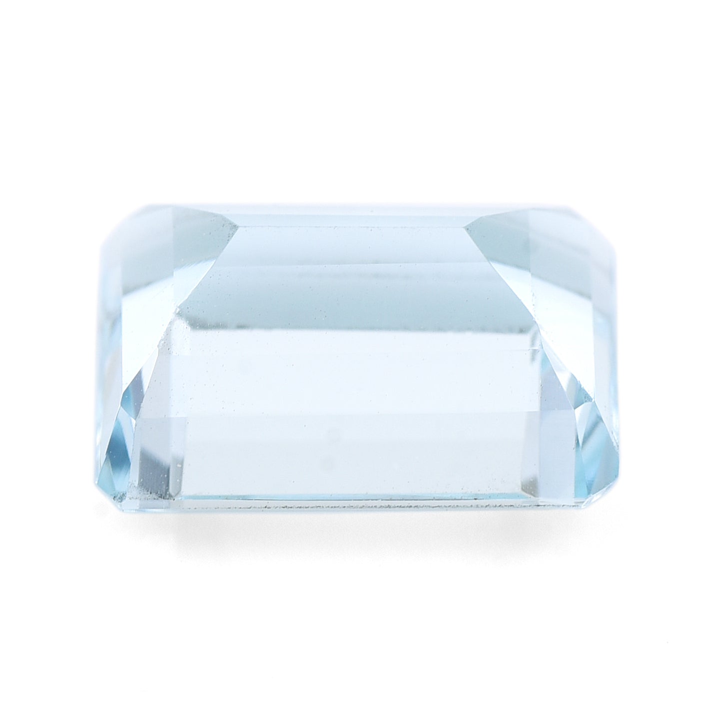 4.38 Natural Beryl Aquamarine Emerald Cut Gemstone