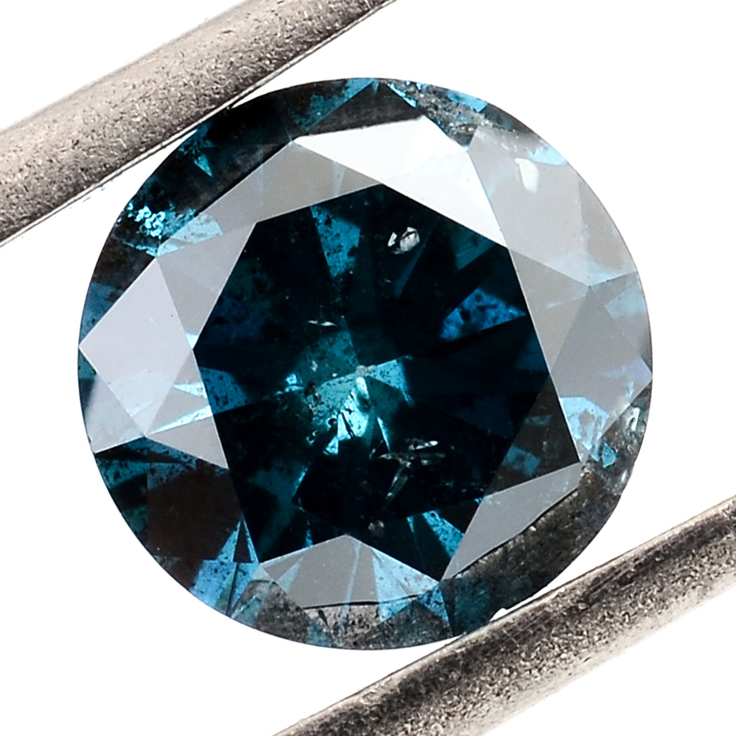 0.41 Blue Diamond Round Loose Gemstone