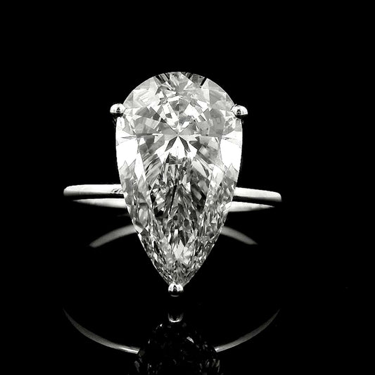 4.77 Carats Lab Grown Diamond 14K Gold Ring