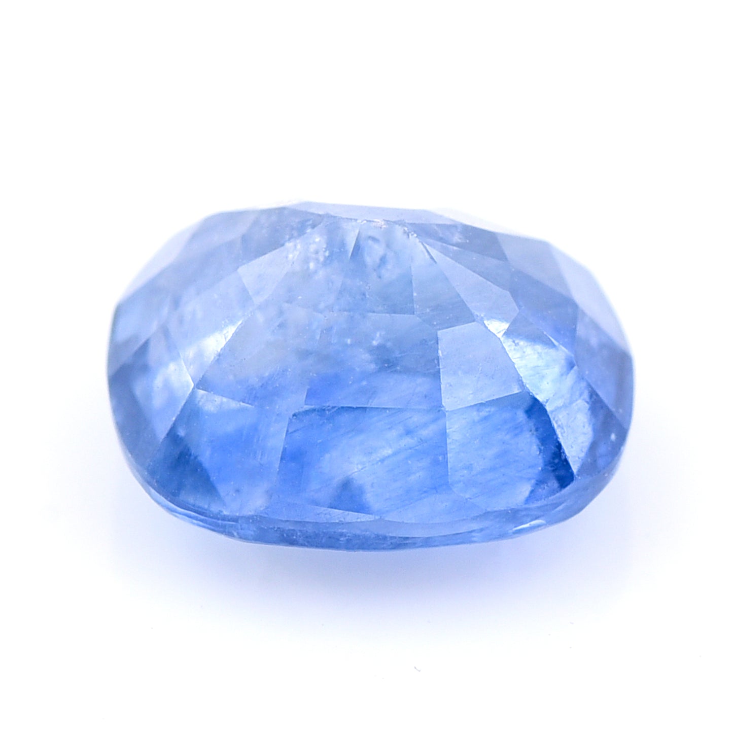 3.17 Natural Corundum Sapphire Rectangular Cushion Mixed Cut Gemstone