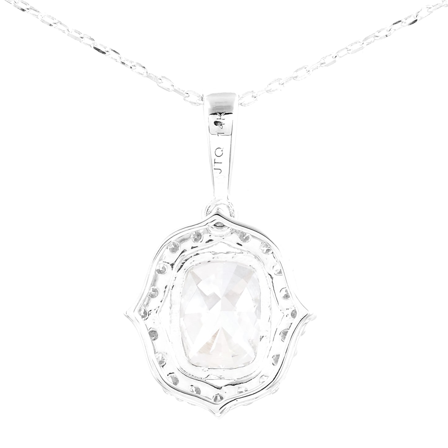 1.46 Carats Lab Grown Diamond 14K Gold Pendant