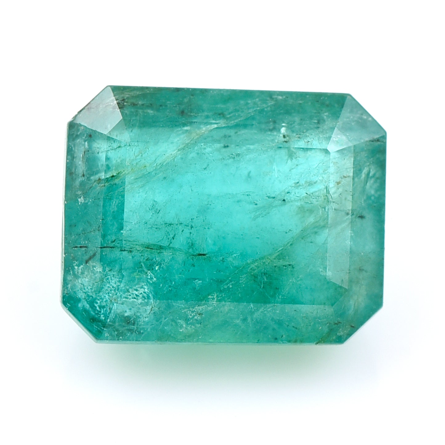 3.39 Natural Beryl Emerald Emerald Cut Gemstone