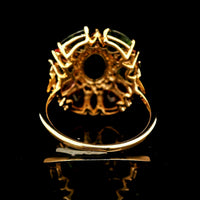 4.99 Ct Oval Tourmaline 14K Gold Ring