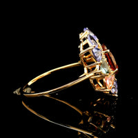 2.72 Ct Oval Tourmaline 14K Gold Ring